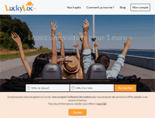 Tablet Screenshot of luckyloc.com